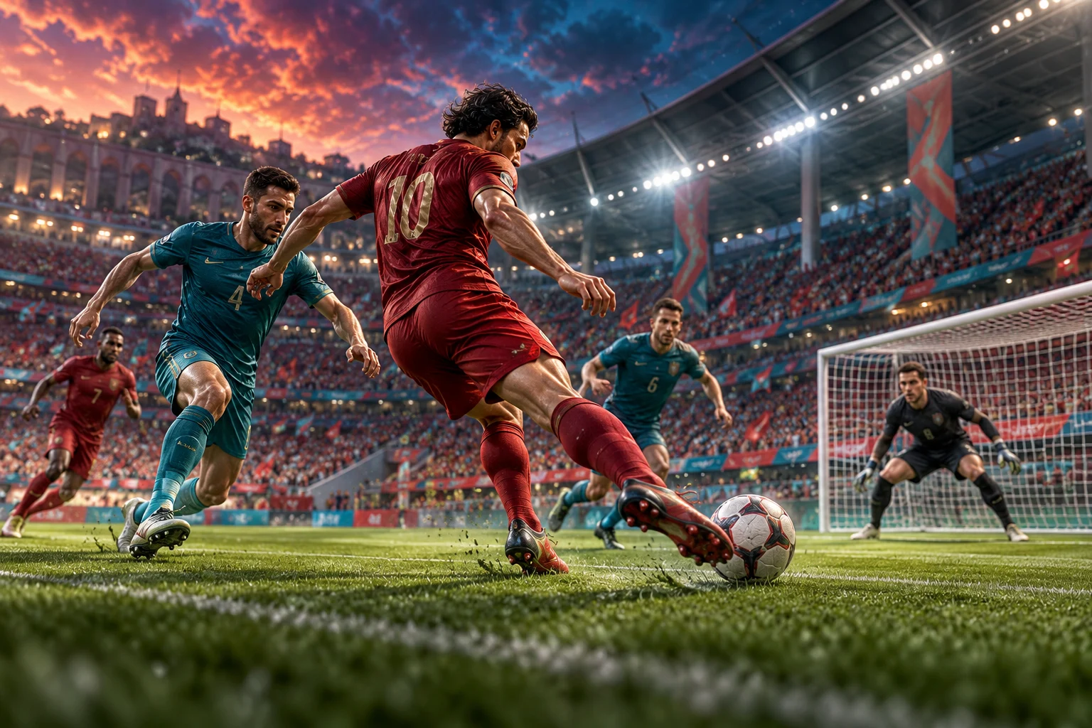 Futebol e regulamento da partida — ilustração editorial independente KK999