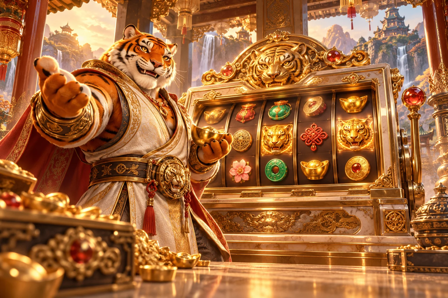 Tiger Fortune — ilustração editorial independente KK999