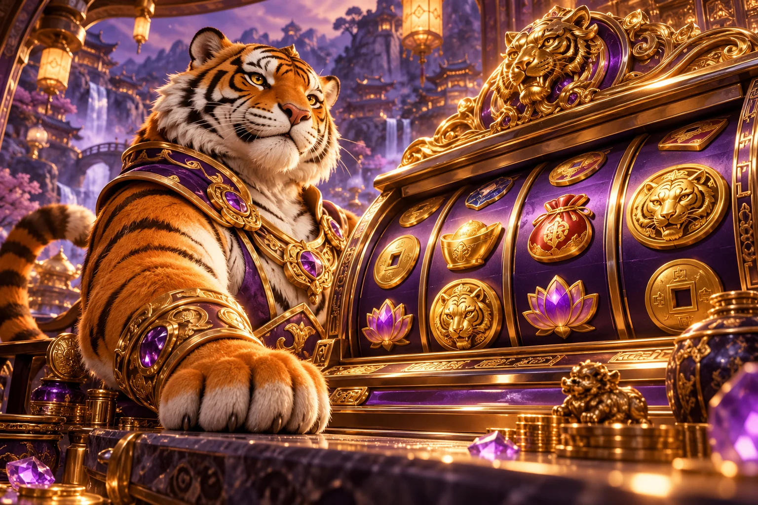 Tiger Fortune — ilustração editorial independente KK999