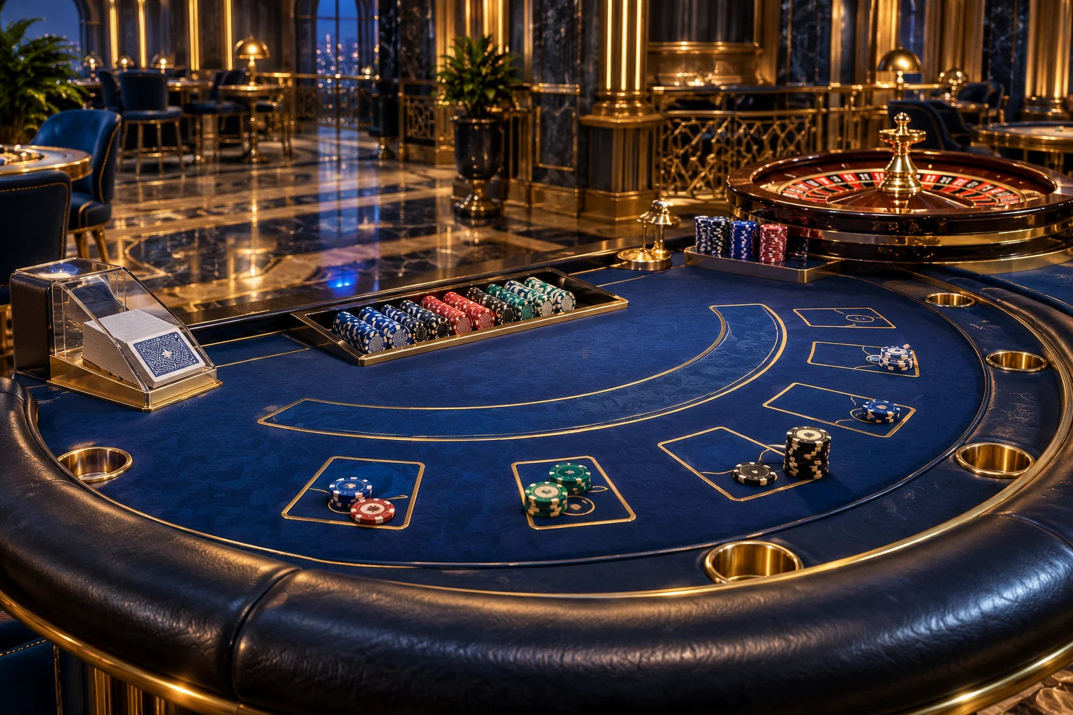 Blackjack ao vivo — ilustração editorial independente KK999