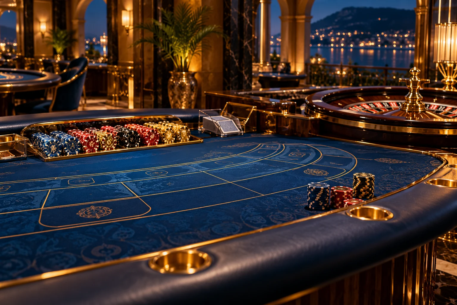 Baccarat ao vivo — ilustração editorial independente KK999