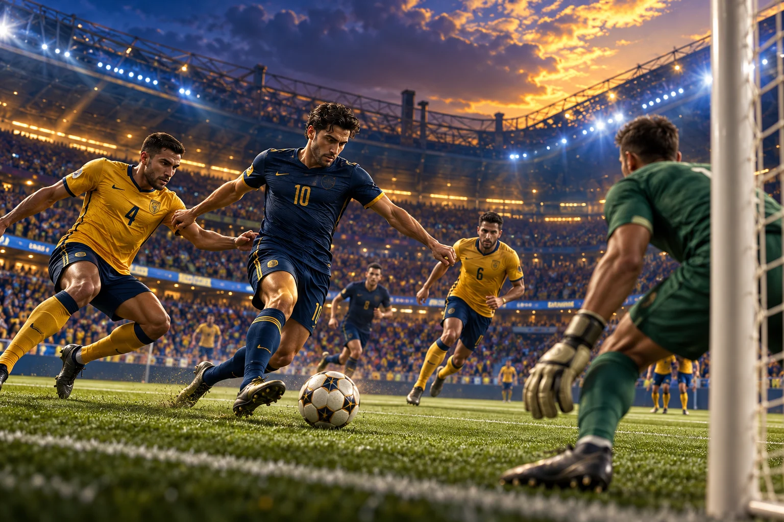 Prorrogação no futebol — ilustração editorial independente KK999
