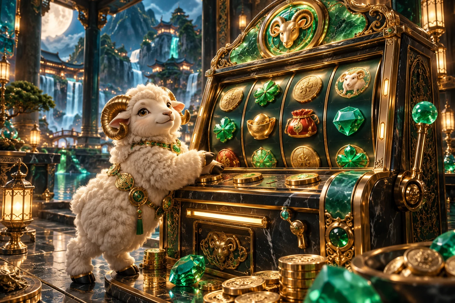Fortune Sheep — ilustração editorial independente KK999
