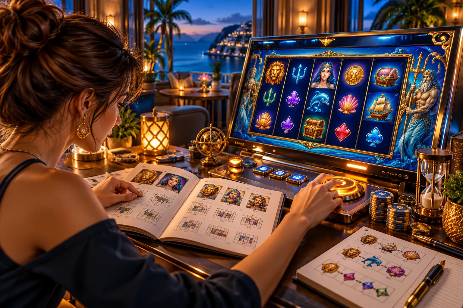 Leitura do resultado nos jogos — ilustração editorial independente KK999