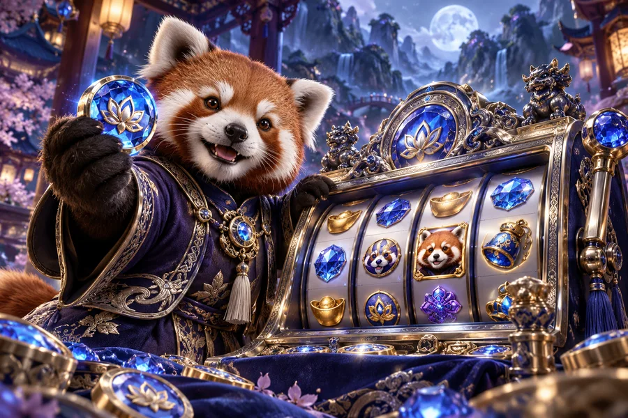 Red Panda Fortune — ilustração editorial independente KK999
