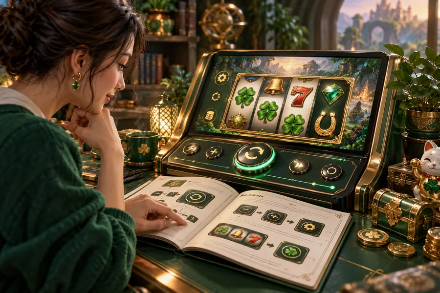 Controles automáticos nos jogos — ilustração editorial independente KK999