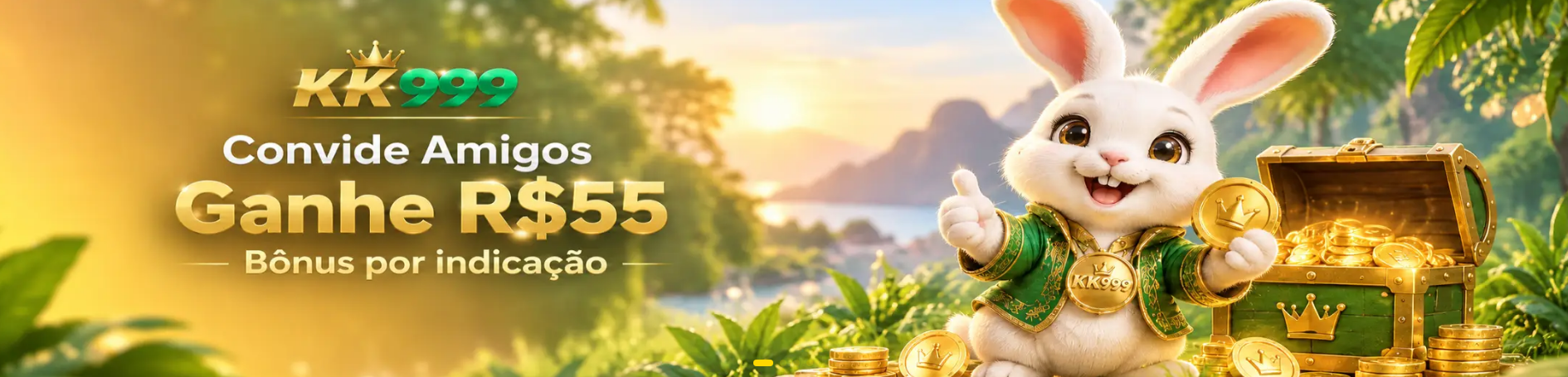 KK999: convide amigos e ganhe R$55 em bônus por indicação