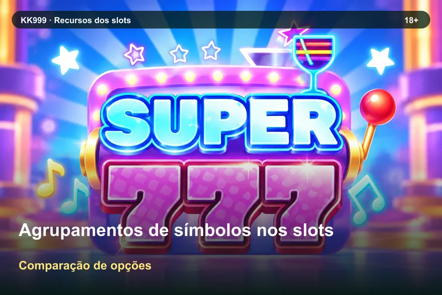 Agrupamentos de símbolos nos slots: diferenças entre variantes | KK999, arte original KK999 em alta resolução