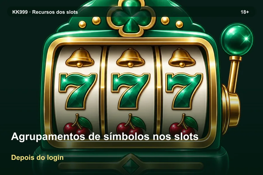 Agrupamentos de símbolos nos slots: leitura antes de participar | KK999, arte original KK999 em alta resolução