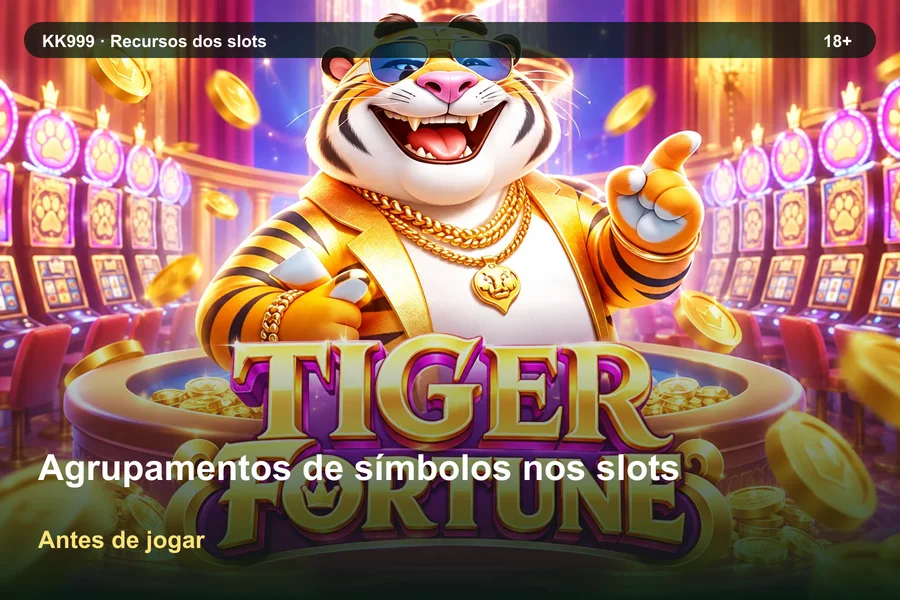 Agrupamentos de símbolos nos slots: primeiros passos no guia KK999, arte original KK999 em alta resolução