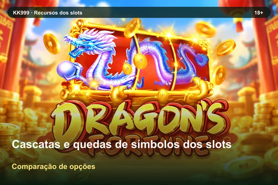 Cascatas e quedas de símbolos dos slots: diferenças entre variantes | KK999, arte original KK999 em alta resolução