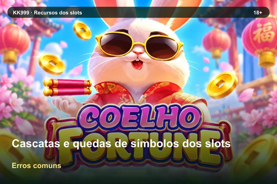 Cascatas e quedas de símbolos dos slots: erros de interpretação | KK999, arte original KK999 em alta resolução