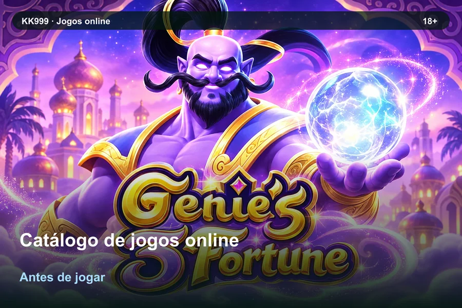 Catálogo de jogos online: primeiros passos no guia KK999, arte original KK999 em alta resolução