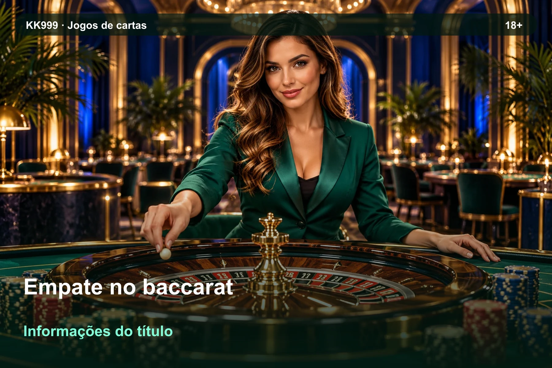 Como interpretar empate no baccarat: exemplos de leitura KK999, ilustração temática gerada por IA