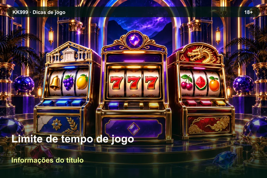 Como interpretar limite de tempo de jogo: exemplos de leitura KK999, ilustração temática gerada por IA