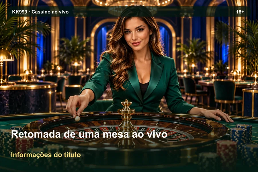 Como interpretar retomada de uma mesa ao vivo: exemplos de leitura KK999, ilustração temática gerada por IA