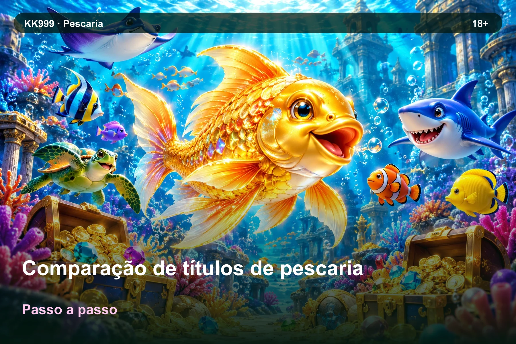 Comparação de títulos de pescaria na KK999: regras e conceitos, ilustração temática gerada por IA