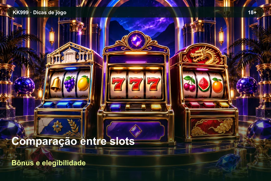 Comparação entre slots: recursos e limitações | KK999, ilustração temática gerada por IA