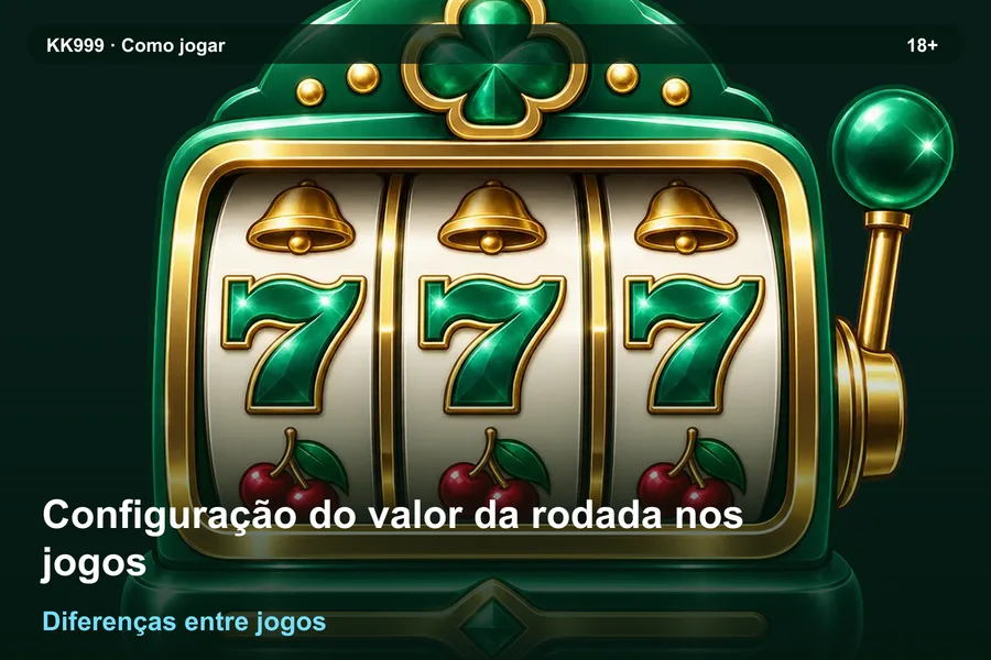 Comparando regras de configuração do valor da rodada nos jogos: guia KK999, arte original KK999 em alta resolução