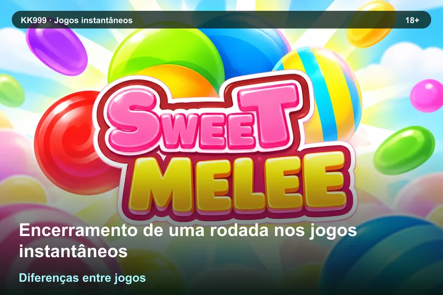 Comparando regras de encerramento de uma rodada nos jogos instantâneos: guia KK999, arte original KK999 em alta resolução