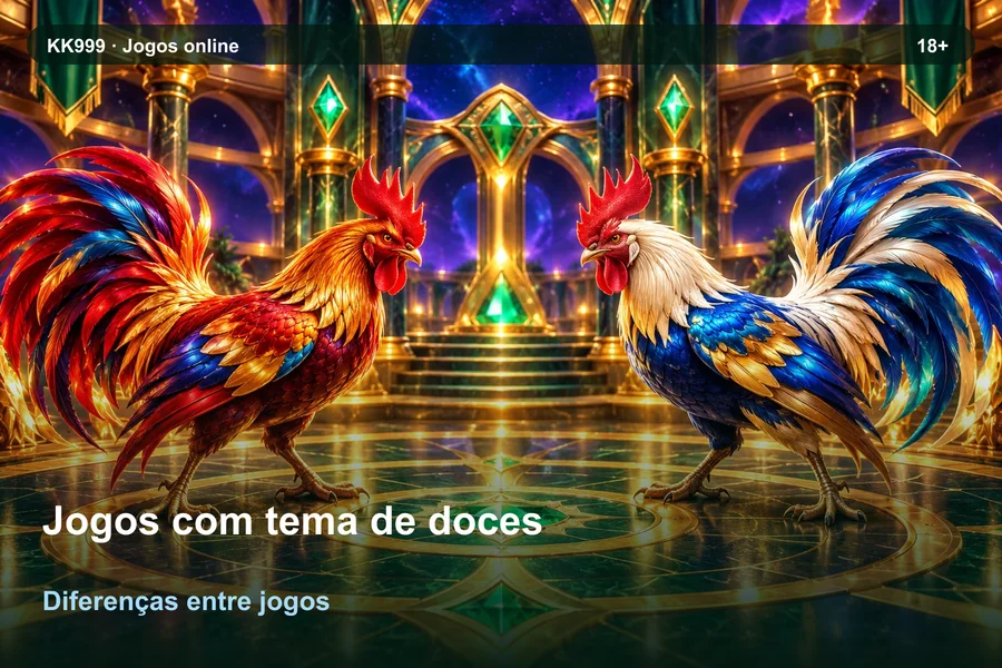 Comparando regras de jogos com tema de doces: guia KK999, ilustração temática gerada por IA