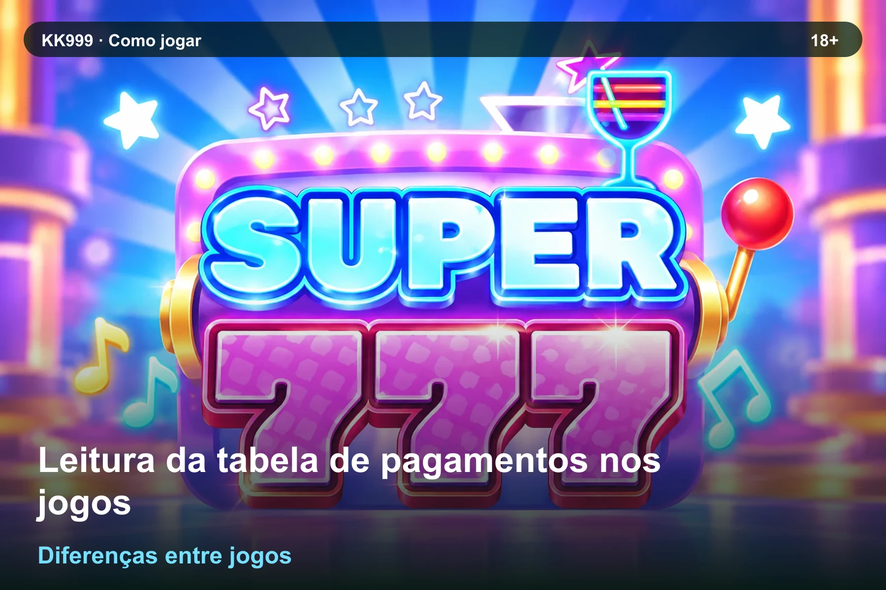 Comparando regras de leitura da tabela de pagamentos nos jogos: guia KK999, arte original KK999 em alta resolução