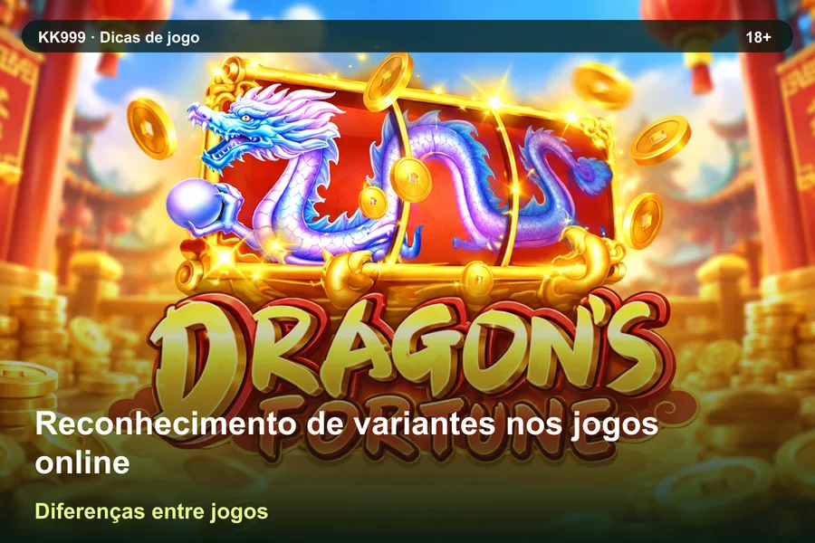 Comparando regras de reconhecimento de variantes nos jogos online: guia KK999, arte original KK999 em alta resolução