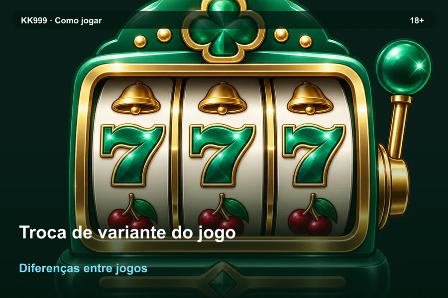 Comparando regras de troca de variante do jogo: guia KK999, arte original KK999 em alta resolução