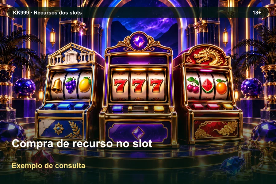 Compra de recurso no slot online: informações no Blog KK999, ilustração temática gerada por IA