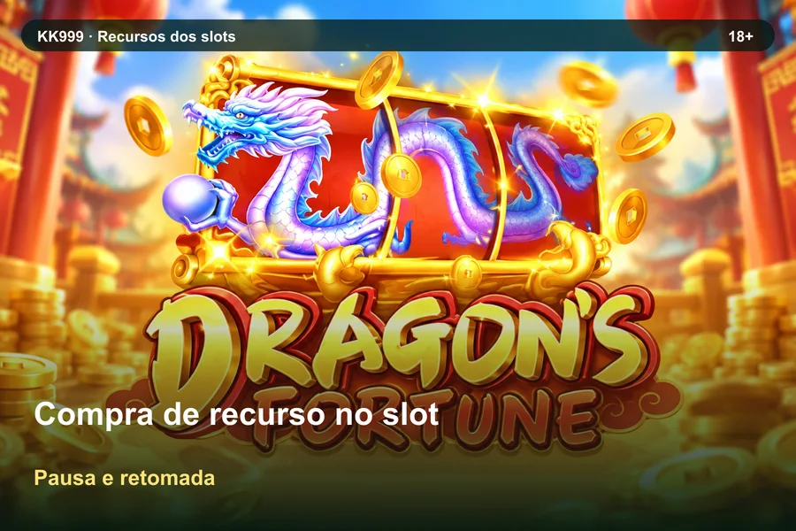 Compra de recurso no slot: pausa e retomada da consulta | KK999, arte original KK999 em alta resolução