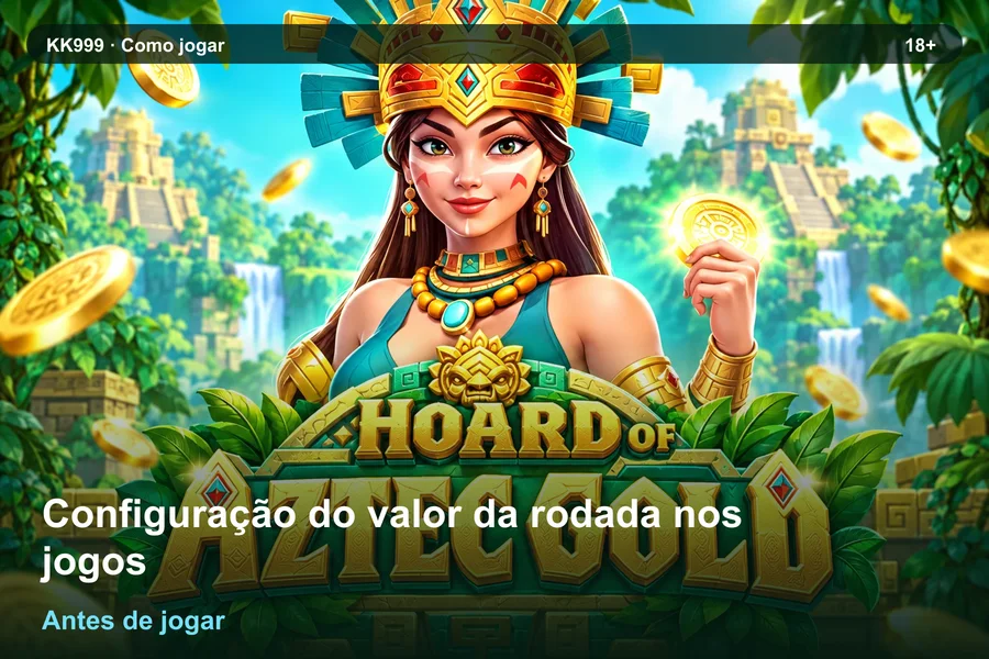 Configuração do valor da rodada nos jogos: primeiros passos no guia KK999, arte original KK999 em alta resolução