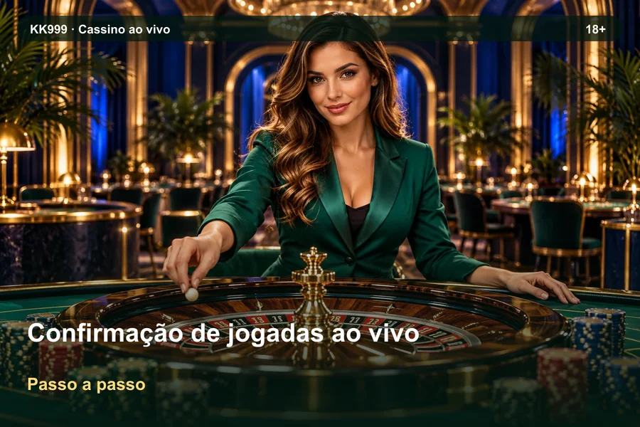 Confirmação de jogadas ao vivo na KK999: regras e conceitos, ilustração temática gerada por IA