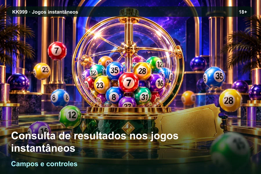 Consulta de resultados nos jogos instantâneos: onde consultar a ajuda | KK999, ilustração temática gerada por IA