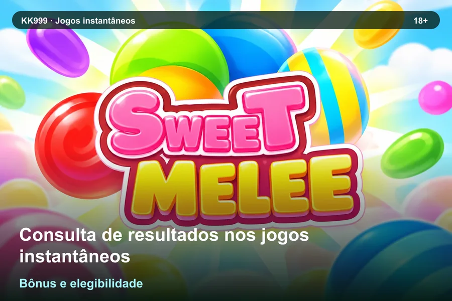Consulta de resultados nos jogos instantâneos: recursos e limitações | KK999, arte original KK999 em alta resolução