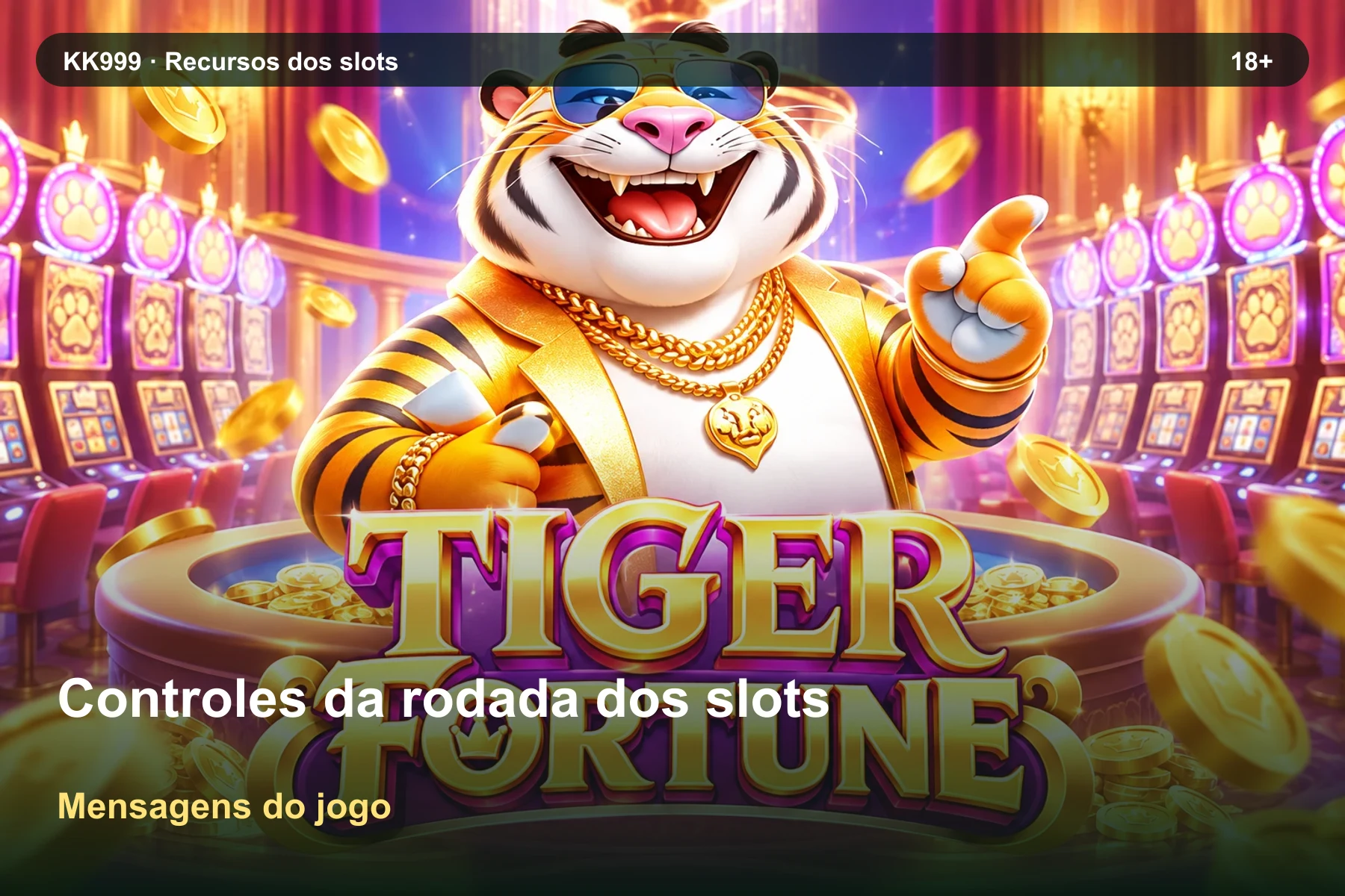 Controles da rodada dos slots: avisos e confirmações no jogo | KK999, arte original KK999 em alta resolução