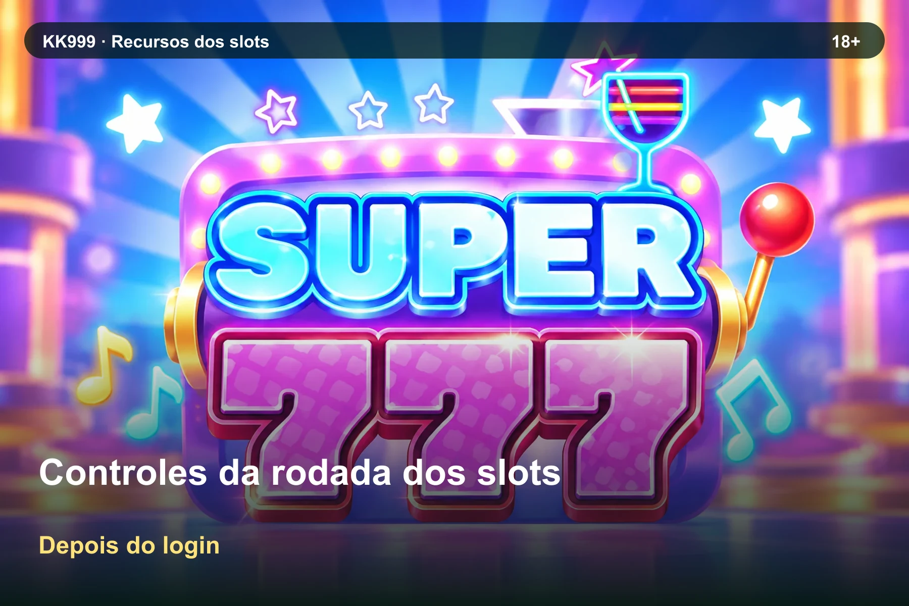 Controles da rodada dos slots: leitura antes de participar | KK999, arte original KK999 em alta resolução