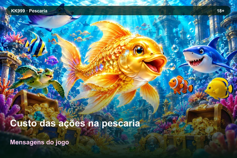 Custo das ações na pescaria: avisos e confirmações no jogo | KK999, ilustração temática gerada por IA