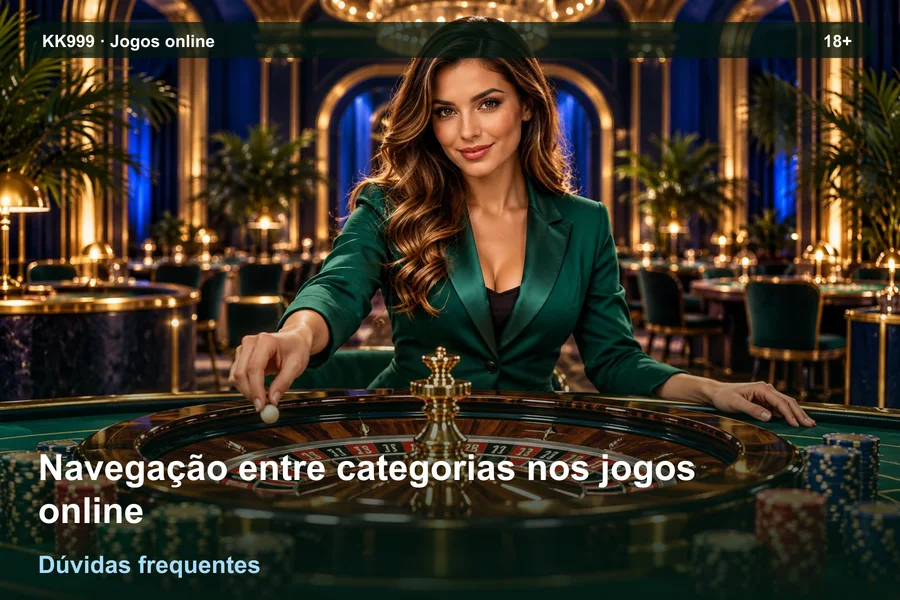 Dúvidas sobre navegação entre categorias nos jogos online: guia de leitura KK999, ilustração temática gerada por IA