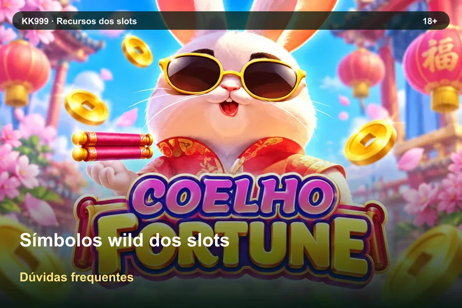 Dúvidas sobre símbolos wild dos slots: guia de leitura KK999, arte original KK999 em alta resolução