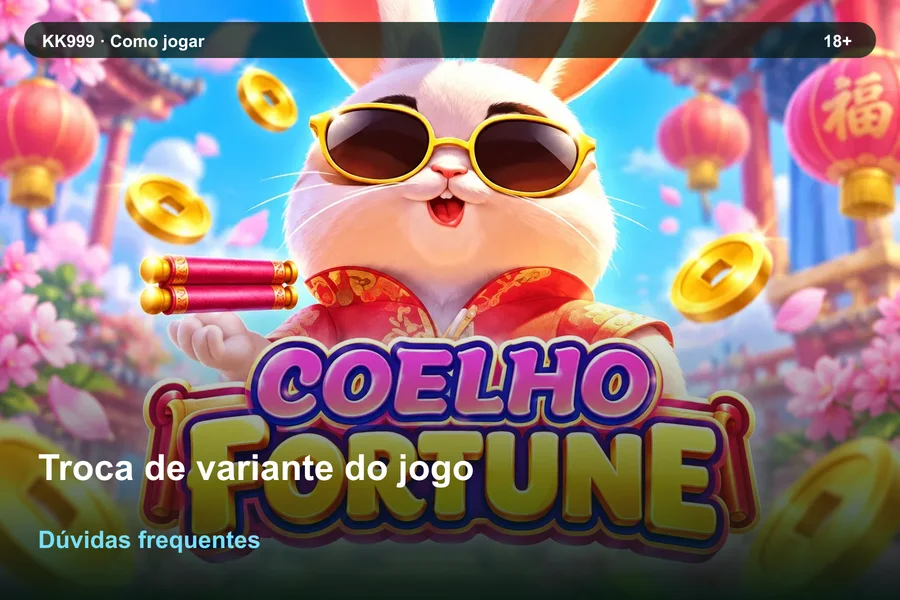 Dúvidas sobre troca de variante do jogo: guia de leitura KK999, arte original KK999 em alta resolução