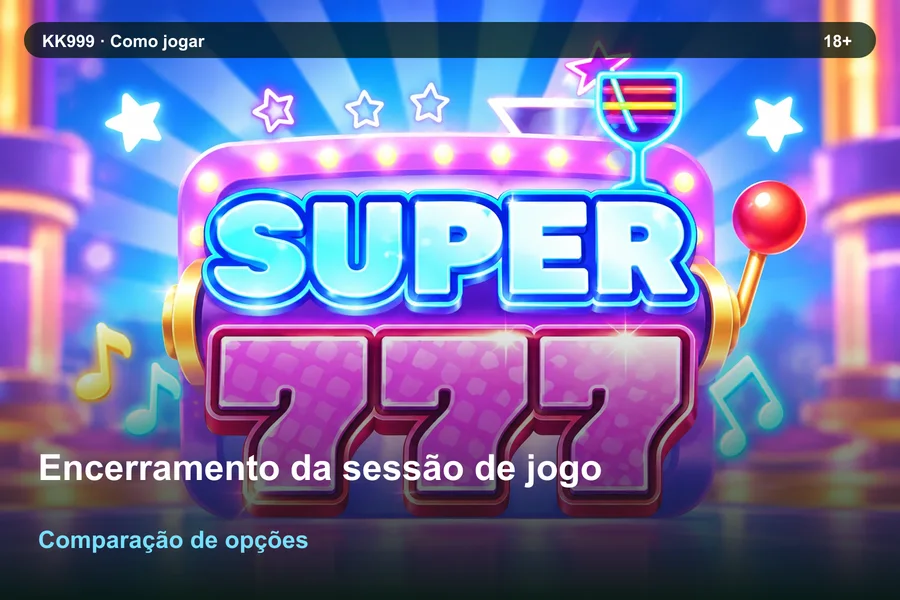 Encerramento da sessão de jogo: diferenças entre variantes | KK999, arte original KK999 em alta resolução