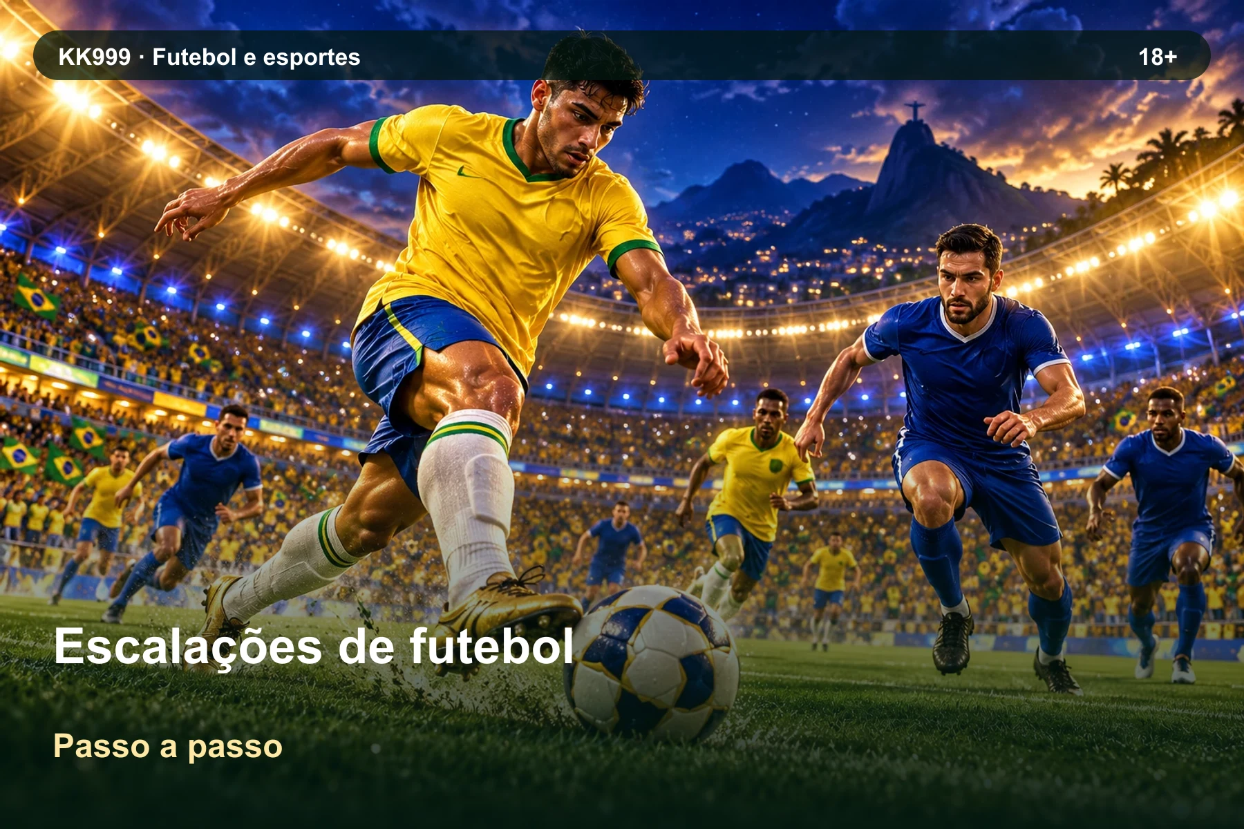 Escalações de futebol na KK999: regras e conceitos, ilustração temática gerada por IA