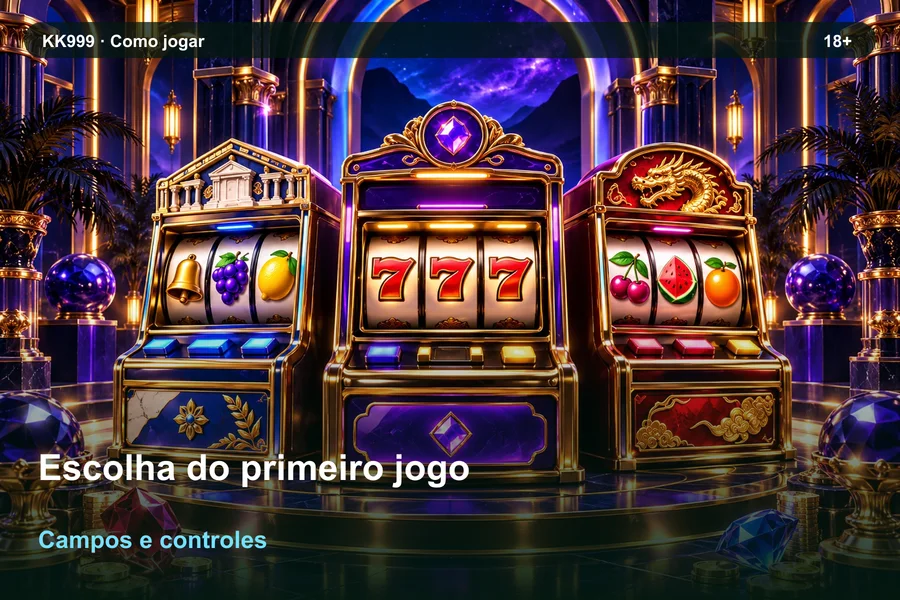 Escolha do primeiro jogo: onde consultar a ajuda | KK999, ilustração temática gerada por IA