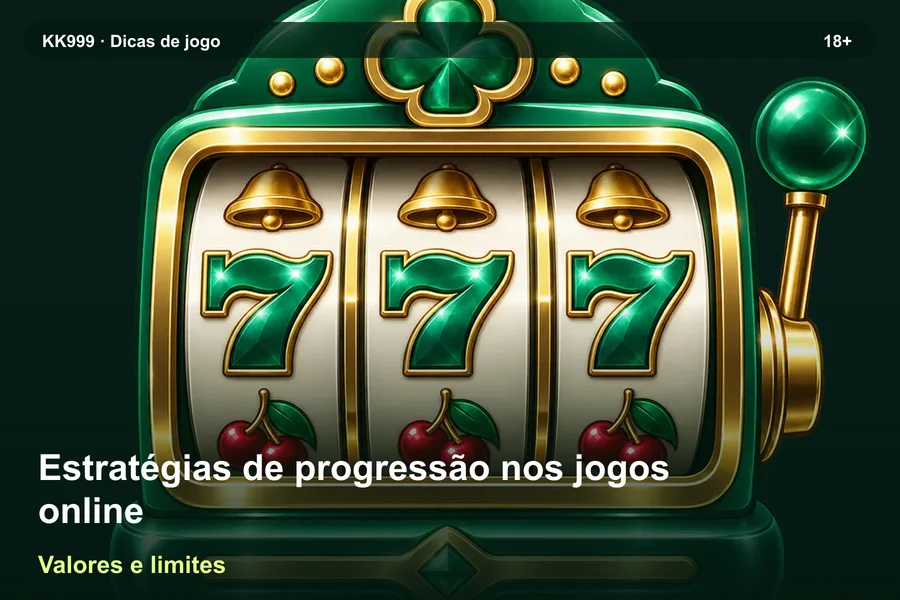 Estratégias de progressão nos jogos online na KK999: valores, períodos e condições, arte original KK999 em alta resolução