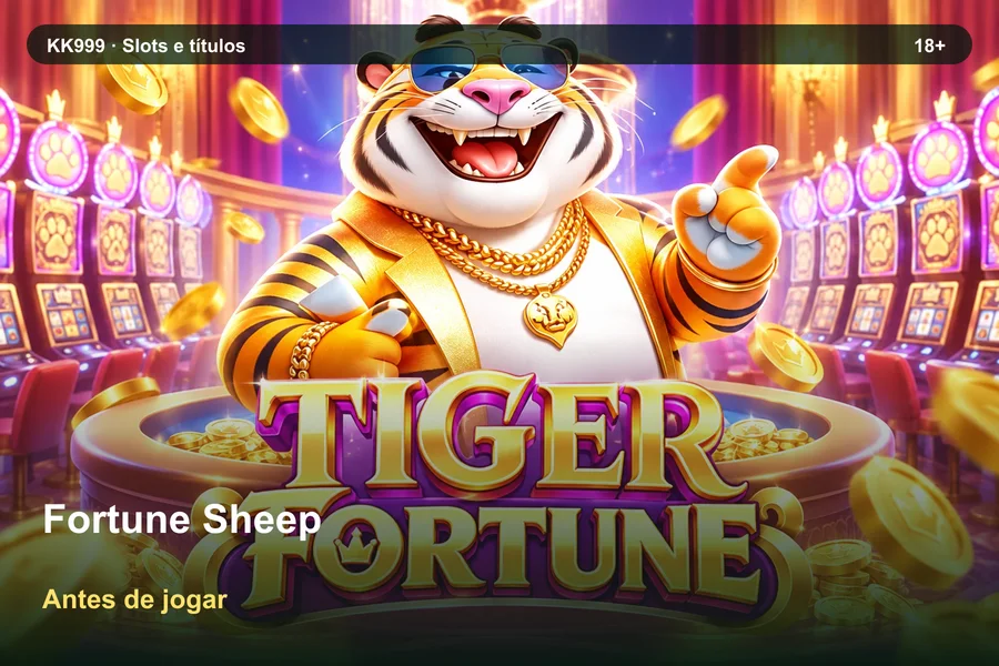 Fortune Sheep: primeiros passos no guia KK999, arte original KK999 em alta resolução