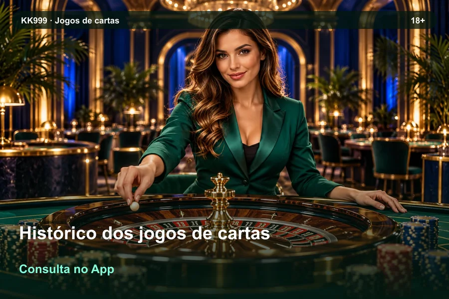 Histórico dos jogos de cartas pelo celular: guia KK999, ilustração temática gerada por IA