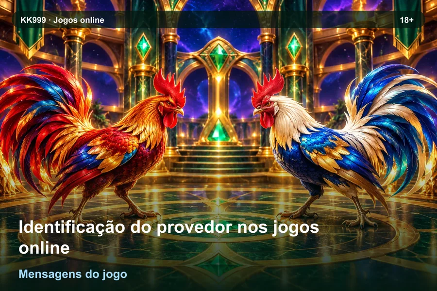 Identificação do provedor nos jogos online: avisos e confirmações no jogo | KK999, ilustração temática gerada por IA