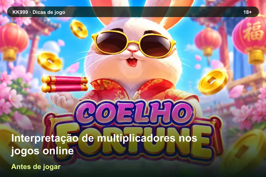 Interpretação de multiplicadores nos jogos online: primeiros passos no guia KK999, arte original KK999 em alta resolução