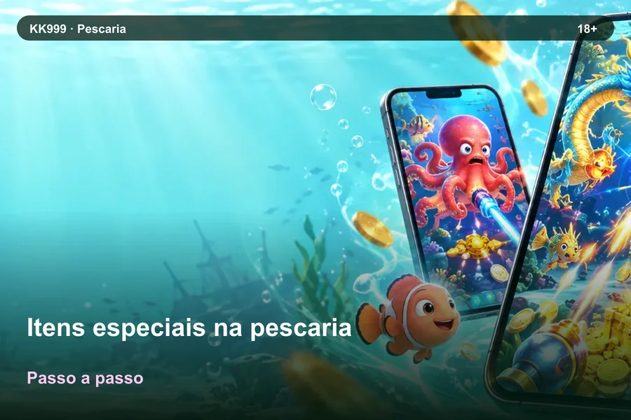 Itens especiais na pescaria na KK999: regras e conceitos, arte original KK999 em alta resolução