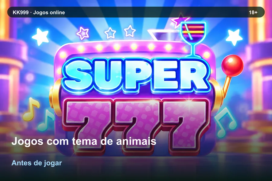 Jogos com tema de animais: primeiros passos no guia KK999, arte original KK999 em alta resolução